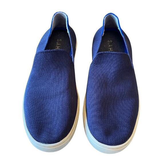 Rothy’s The Original Slip-On Sneaker Navy Blue Size 8.5 - Picture 1 of 9
